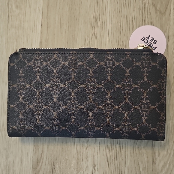 NWT Nanette Lepore Lillith Card Case Organizer 2 Piece Set Chocolate/Vachetta - Picture 4 of 13